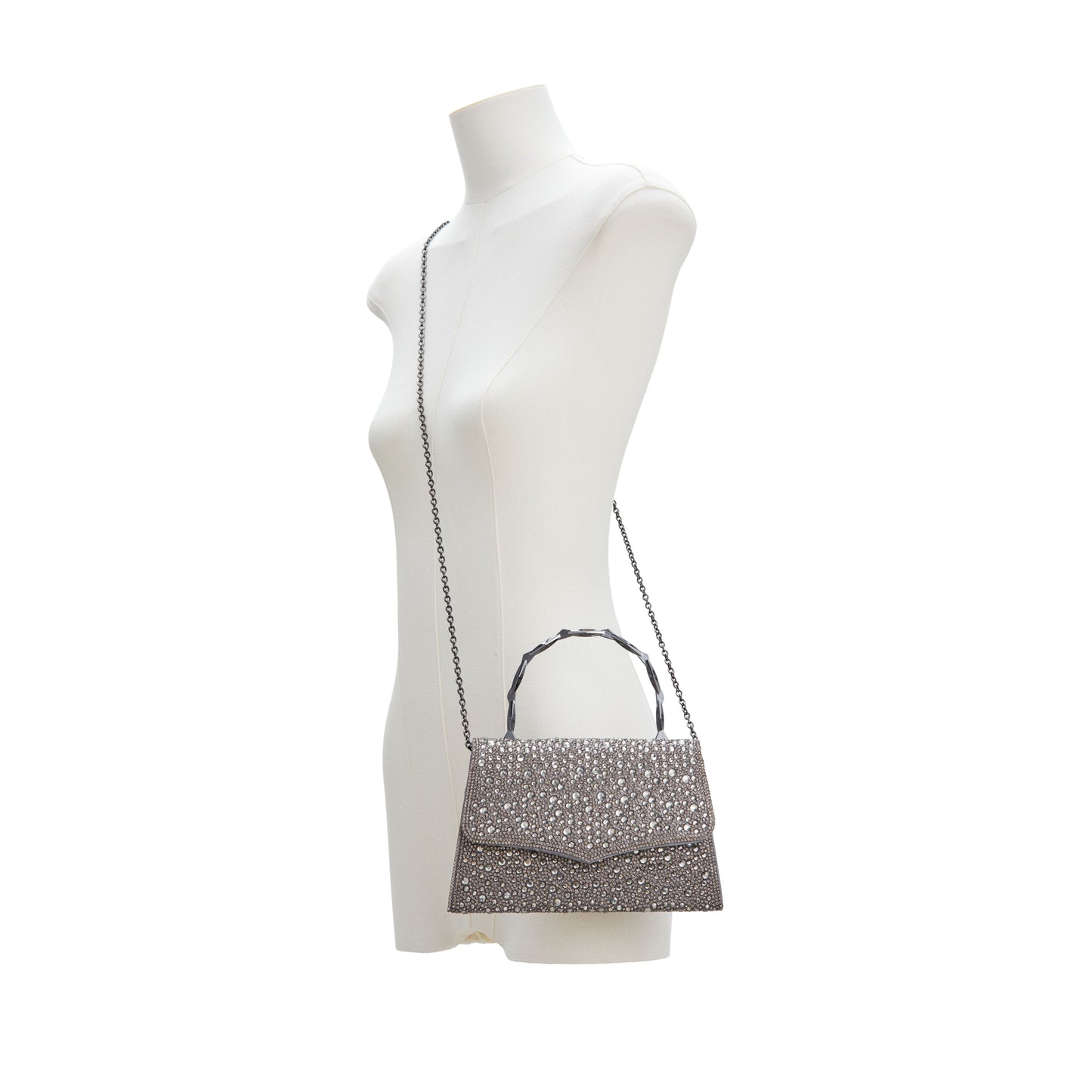 ASHLEY PEWTER SHOULDER HANDBAG