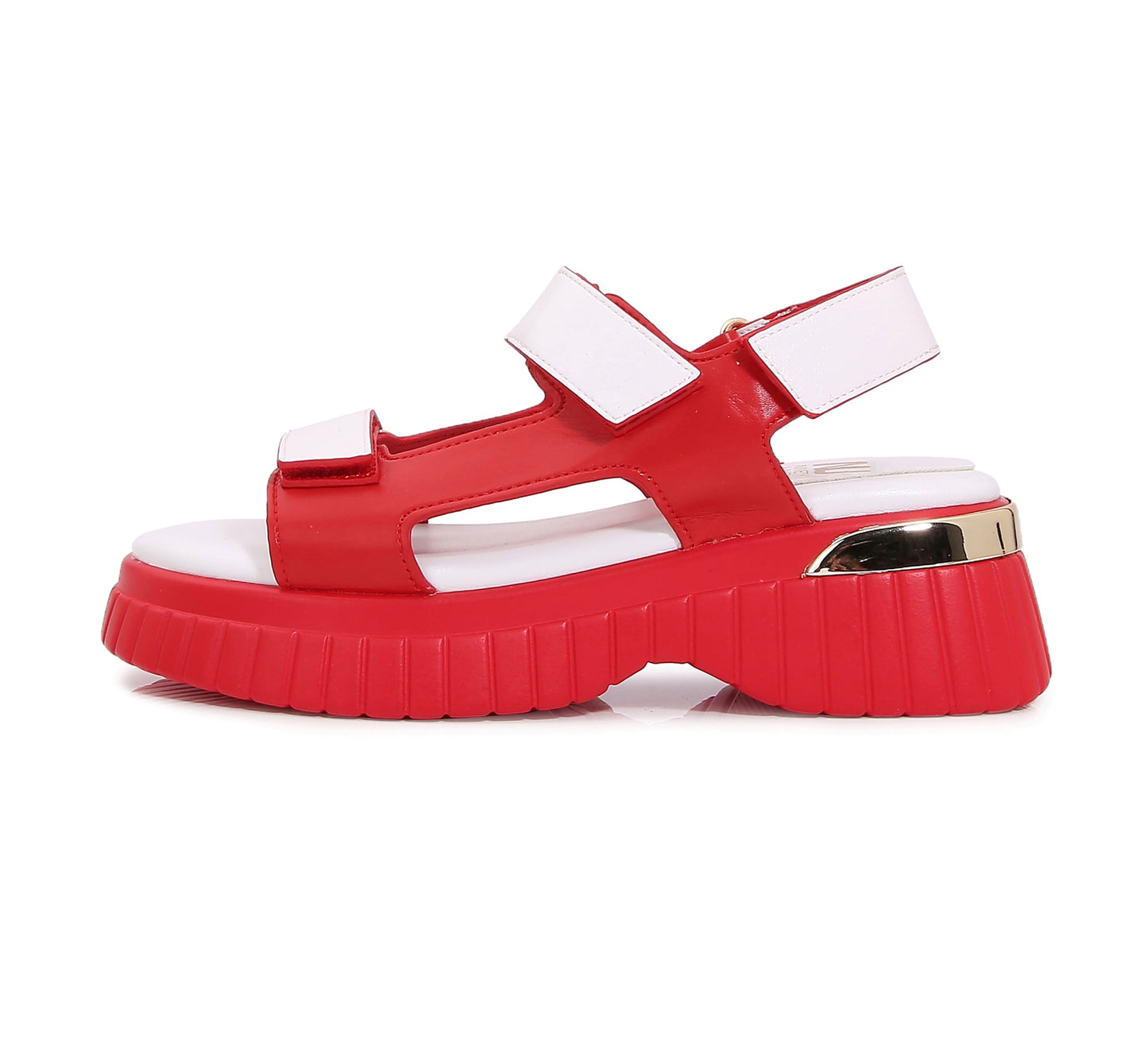 BAYSIDE RED PLATFORM SANDAL