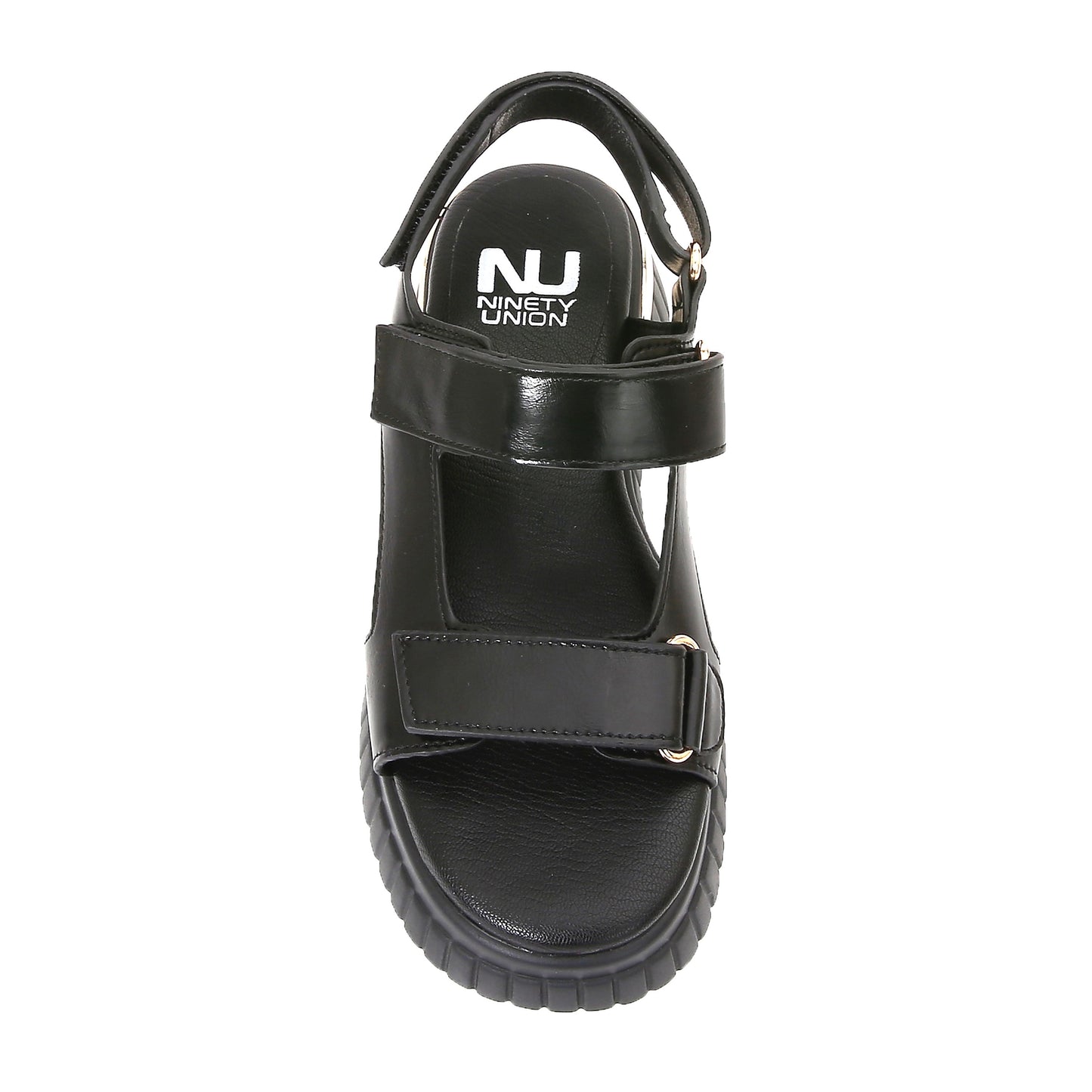 BAYSIDE BLACK PLATFORM SANDAL