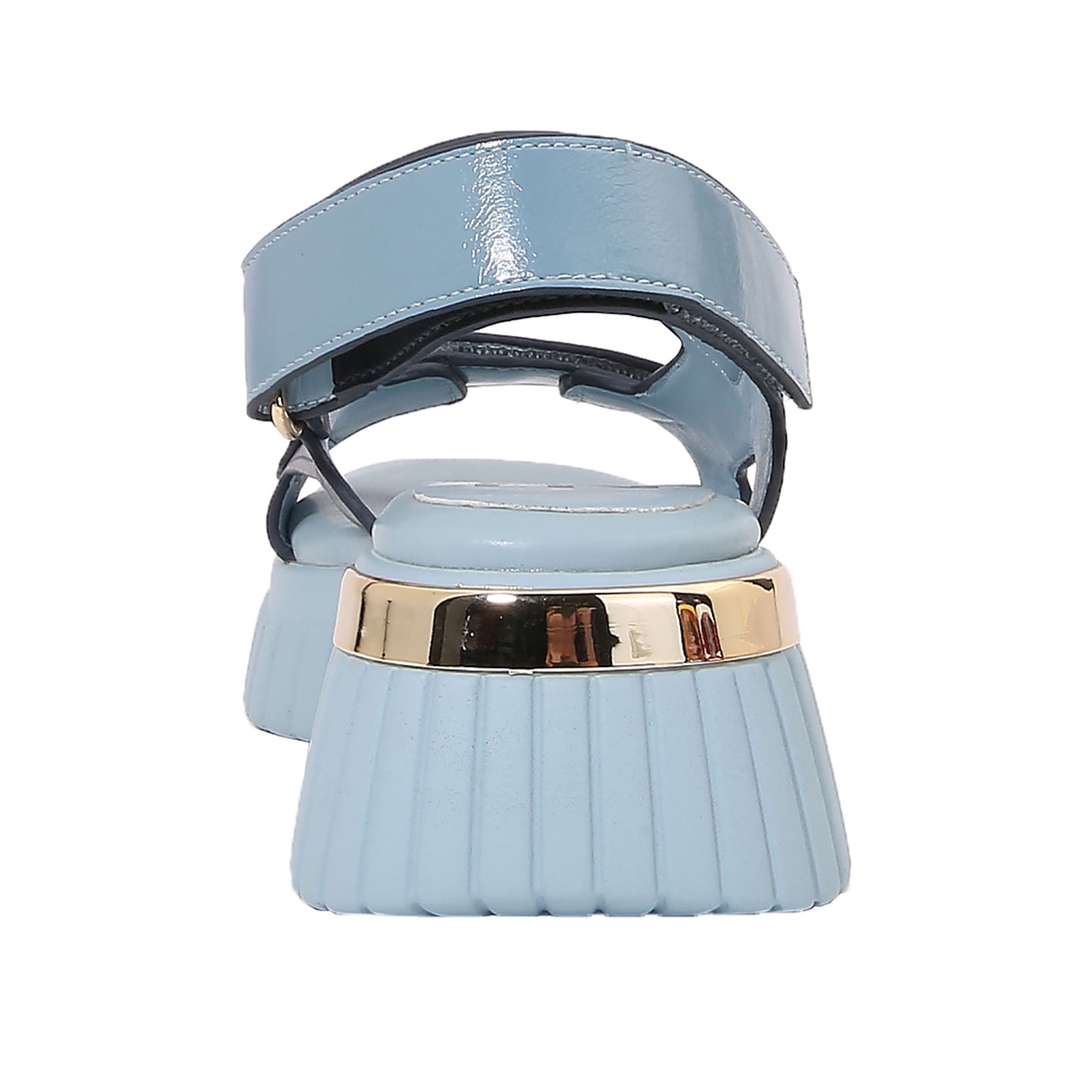 BAYSIDE BLUE PLATFORM SANDAL