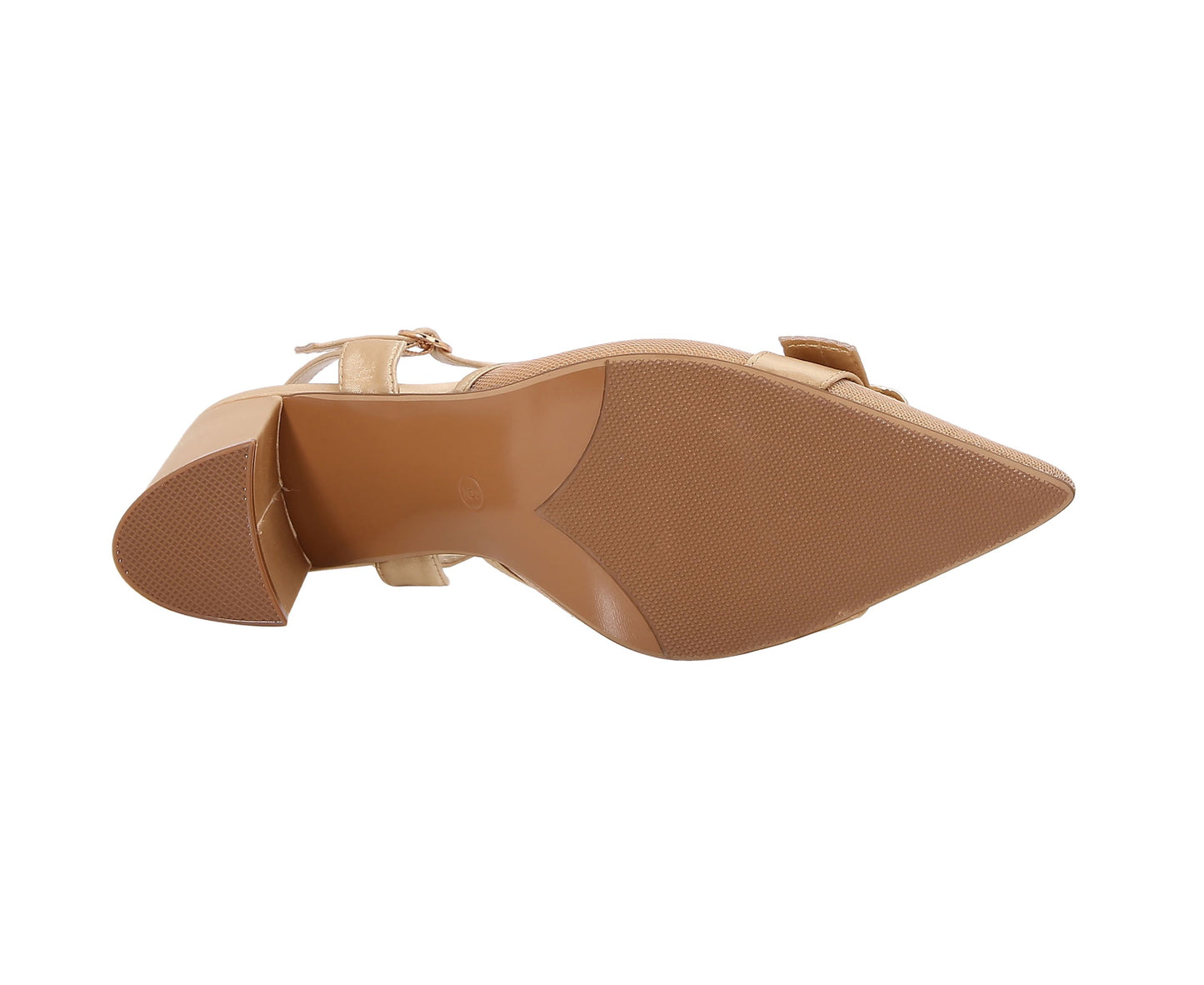 BIANCA GOLD SLING BACK PUMP