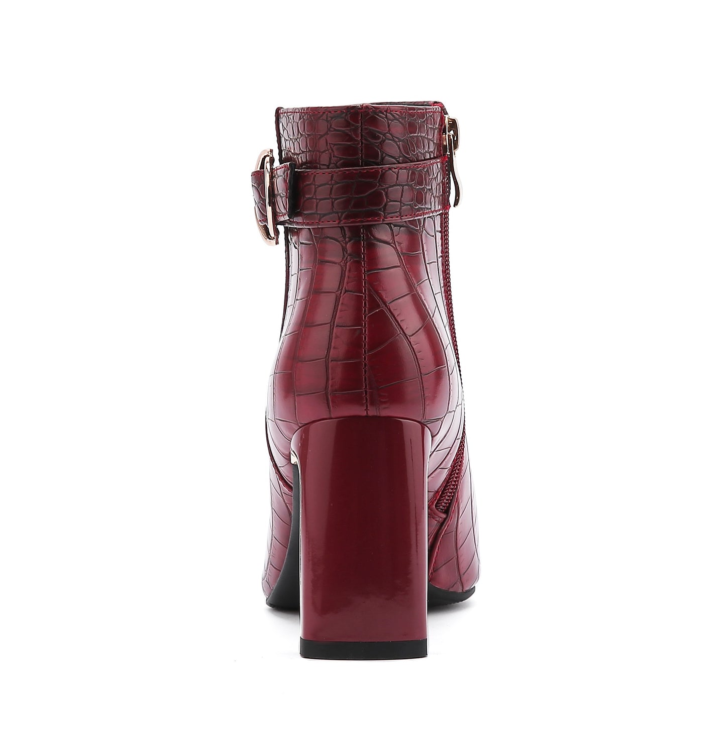 GROOVY BURGUNDY BOOTIE