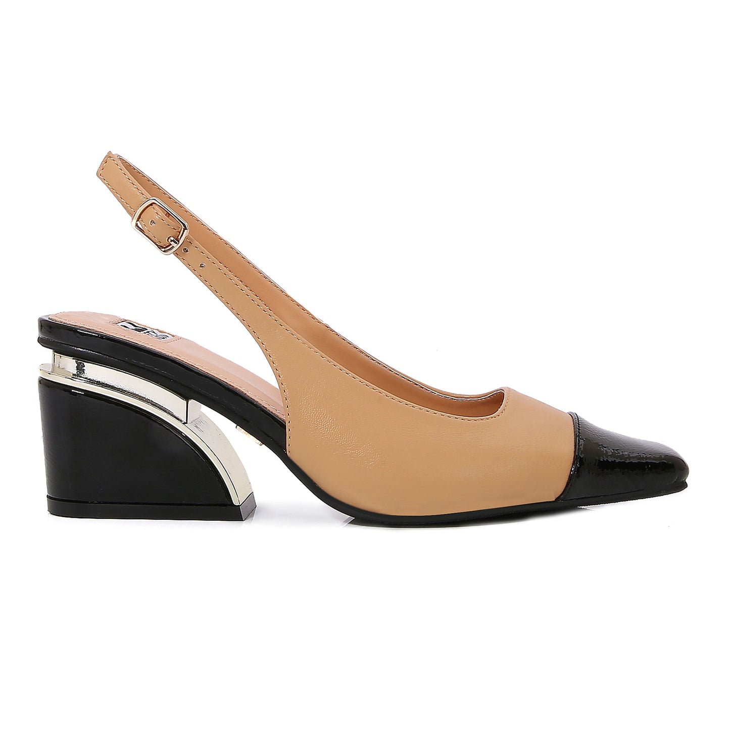 HAZEL CAMEL SLING BACK PUMP