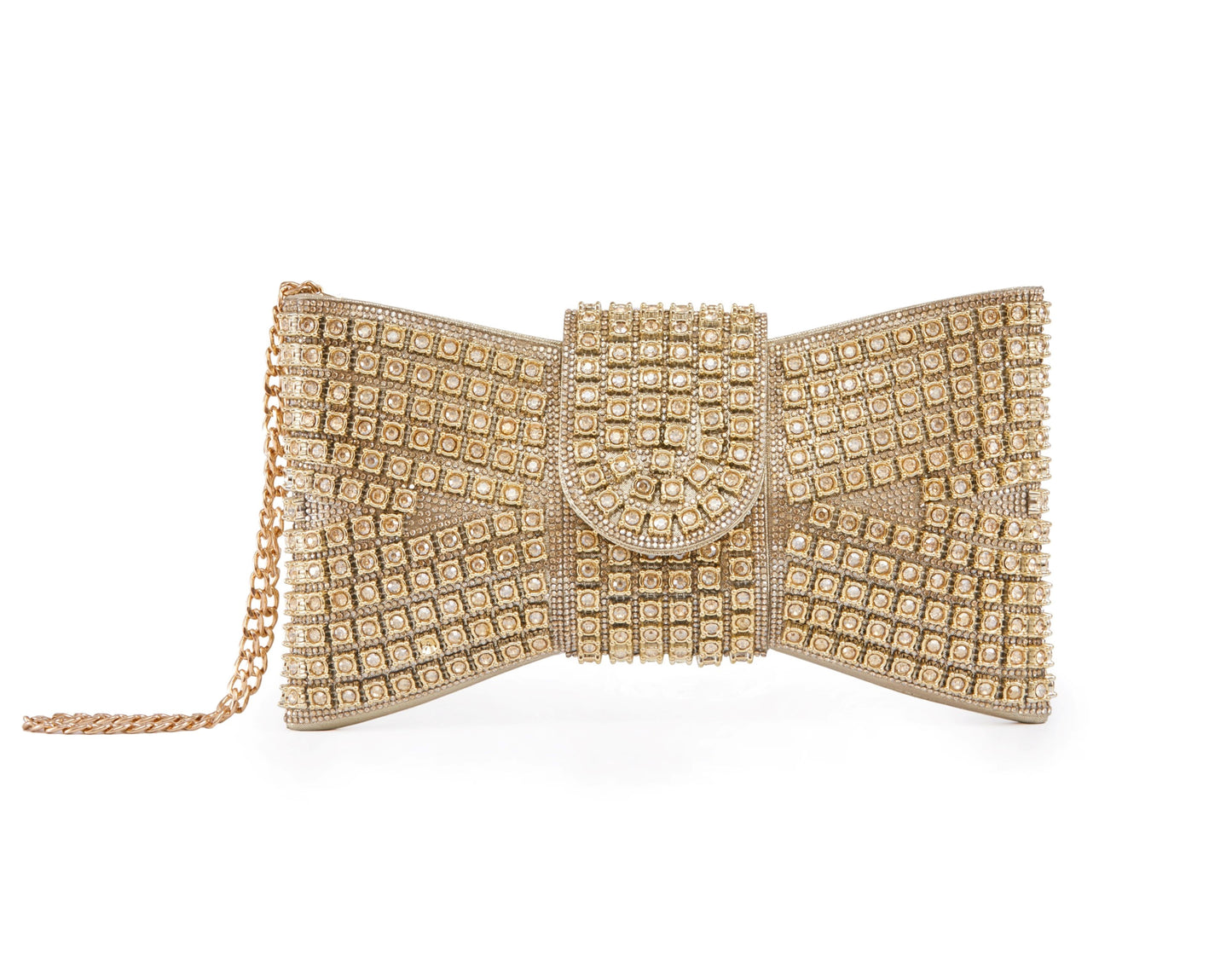 IVY GOLD CLUTCH HANDBAG