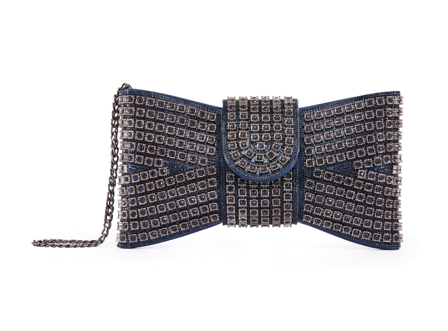 IVY NAVY CLUTCH HANDBAG