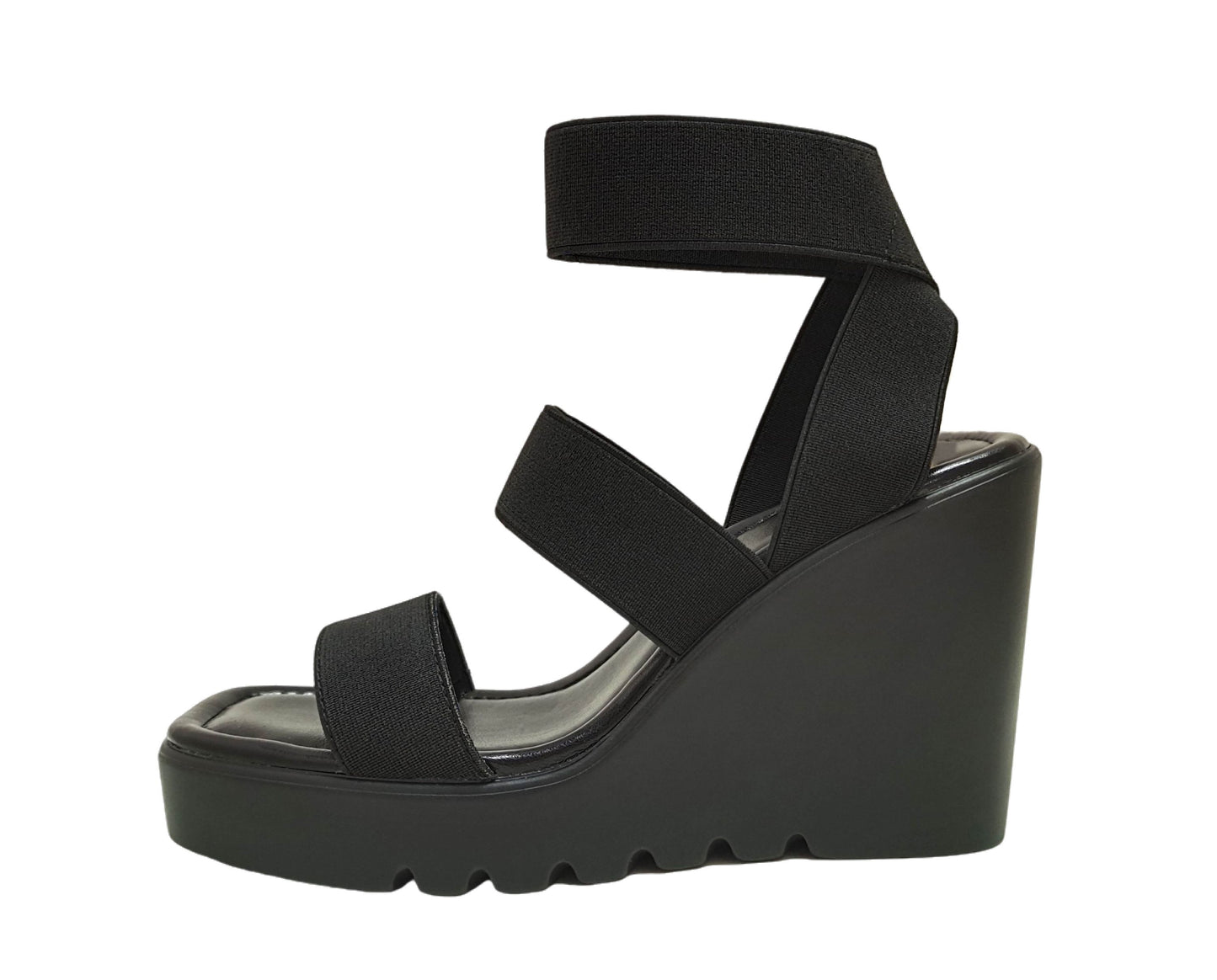 PAIGE BLACK WEDGE