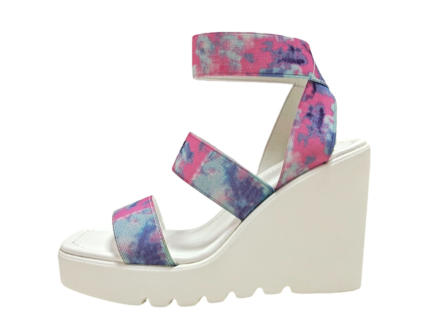 PAIGE WHITE-MULTI WEDGE