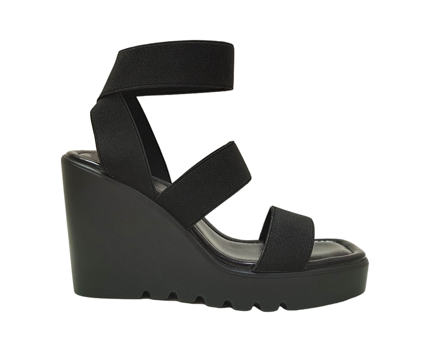 PAIGE BLACK WEDGE