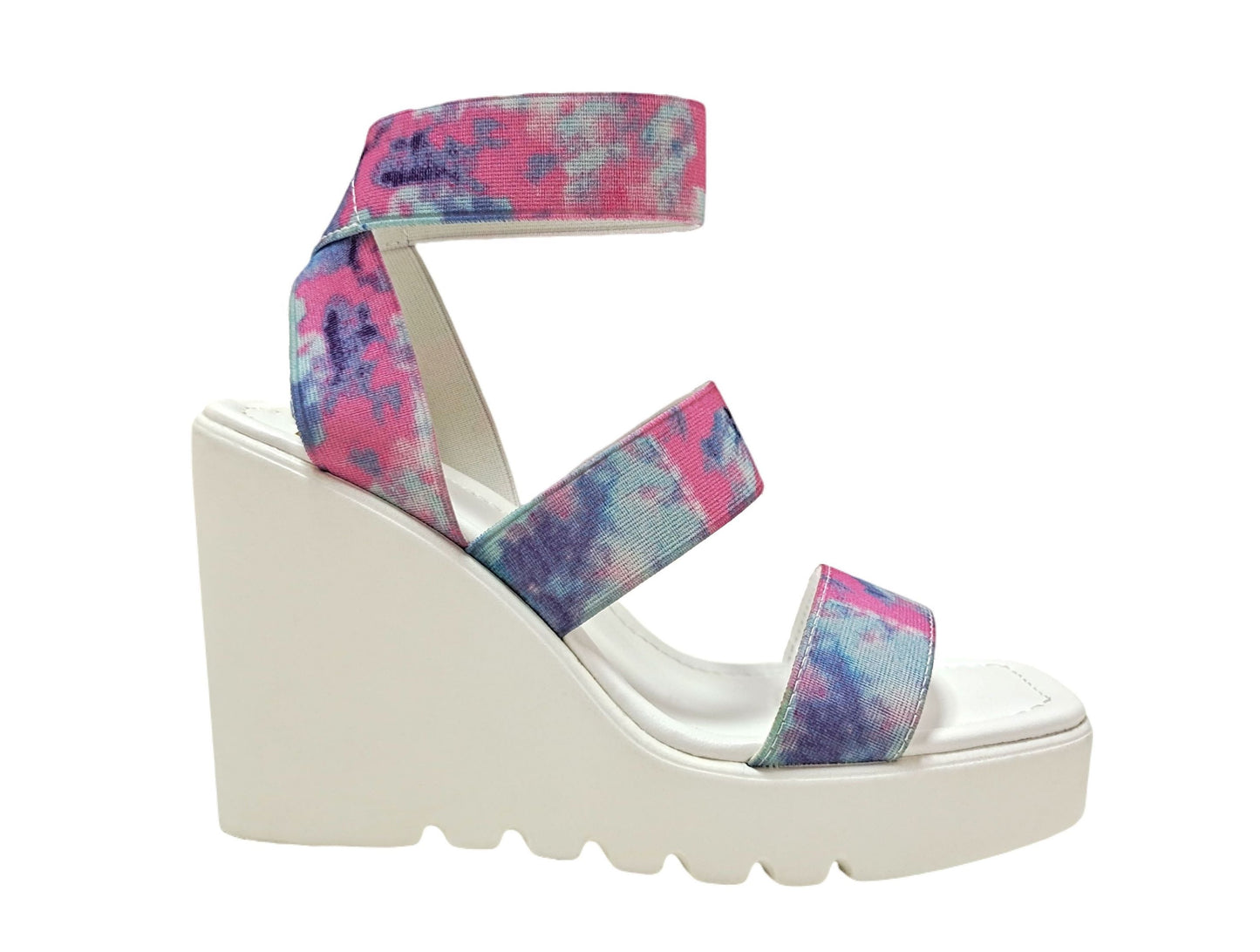 PAIGE WHITE-MULTI WEDGE