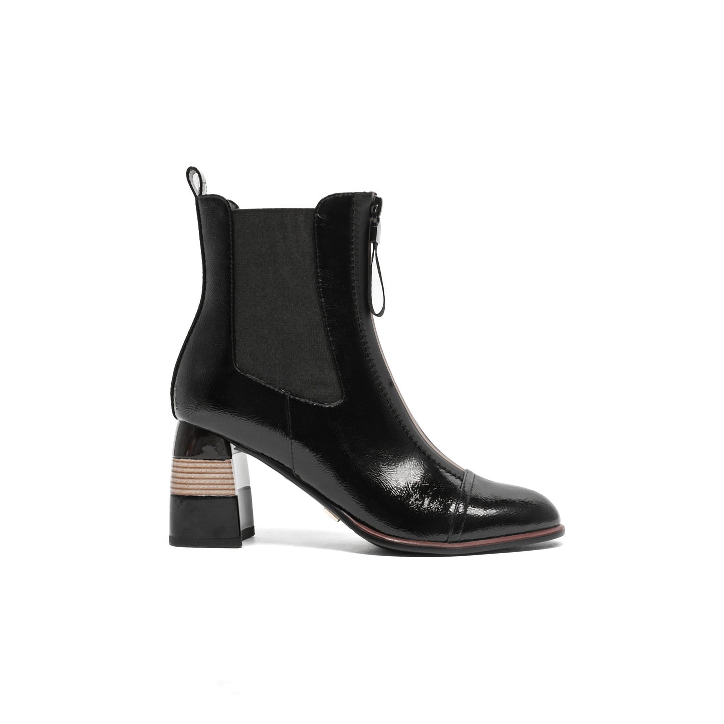 RACHEL CHELSEA BLACK BOOTIE