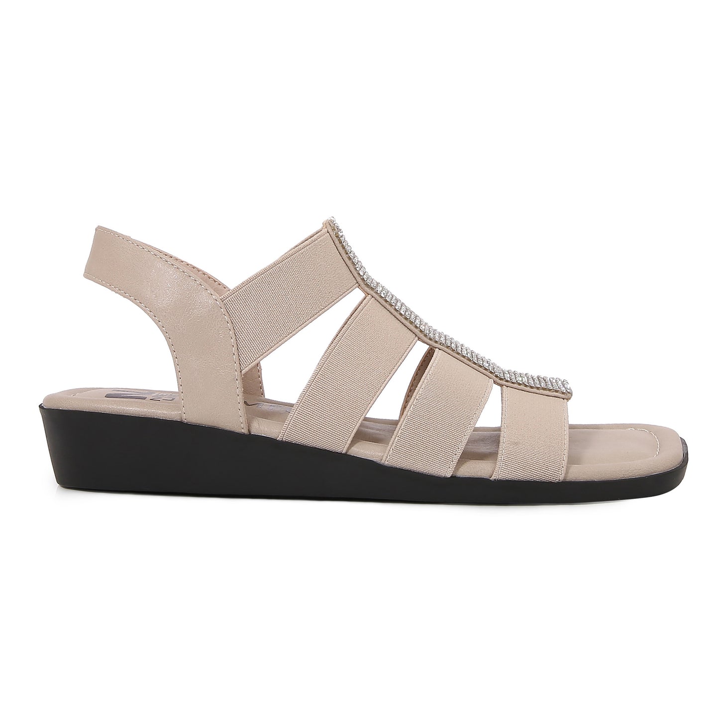 TAUPE SUNSET WEDGE HEEL