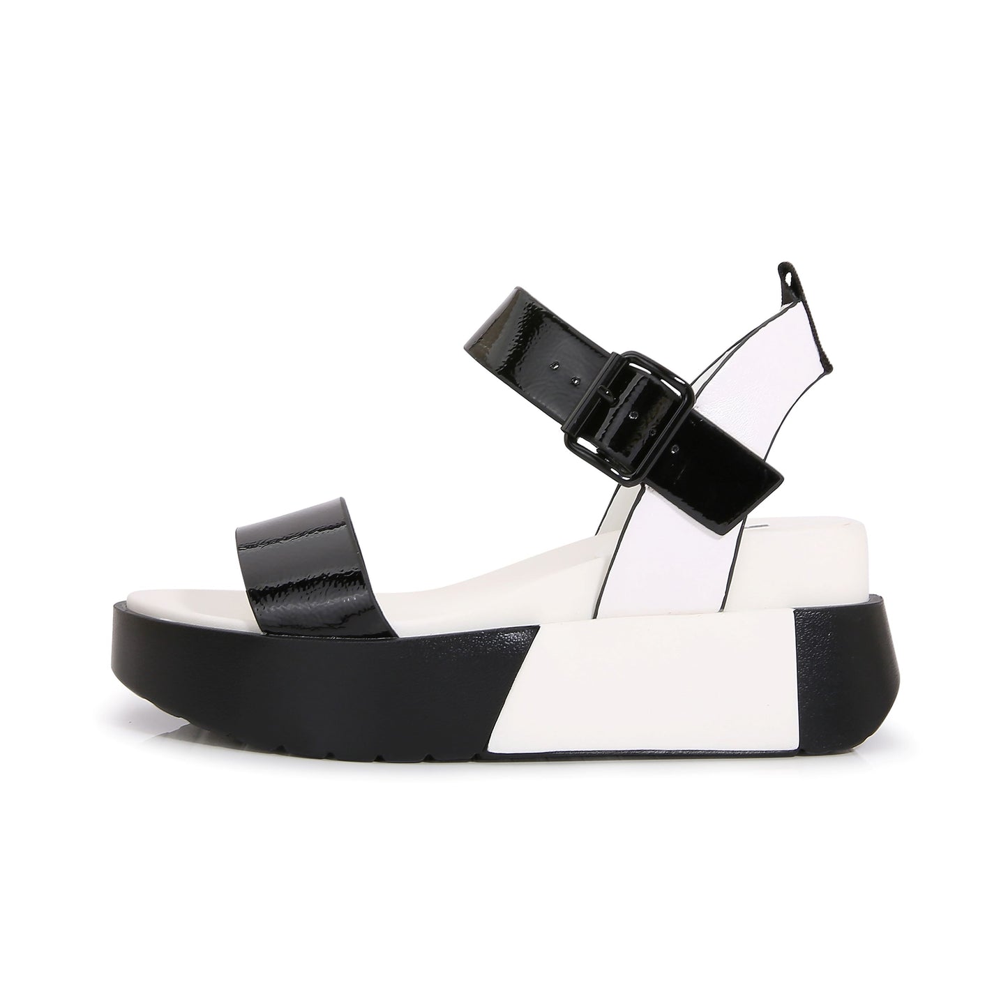 WONDER BLACK & WHITE WEDGE