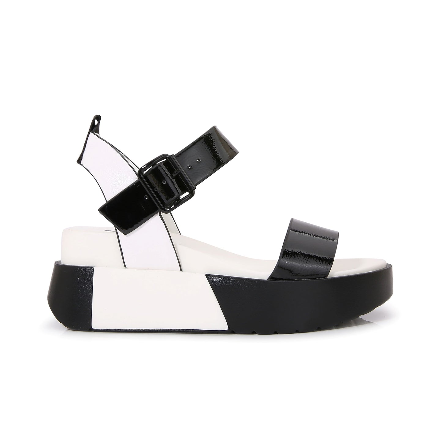 WONDER BLACK & WHITE WEDGE