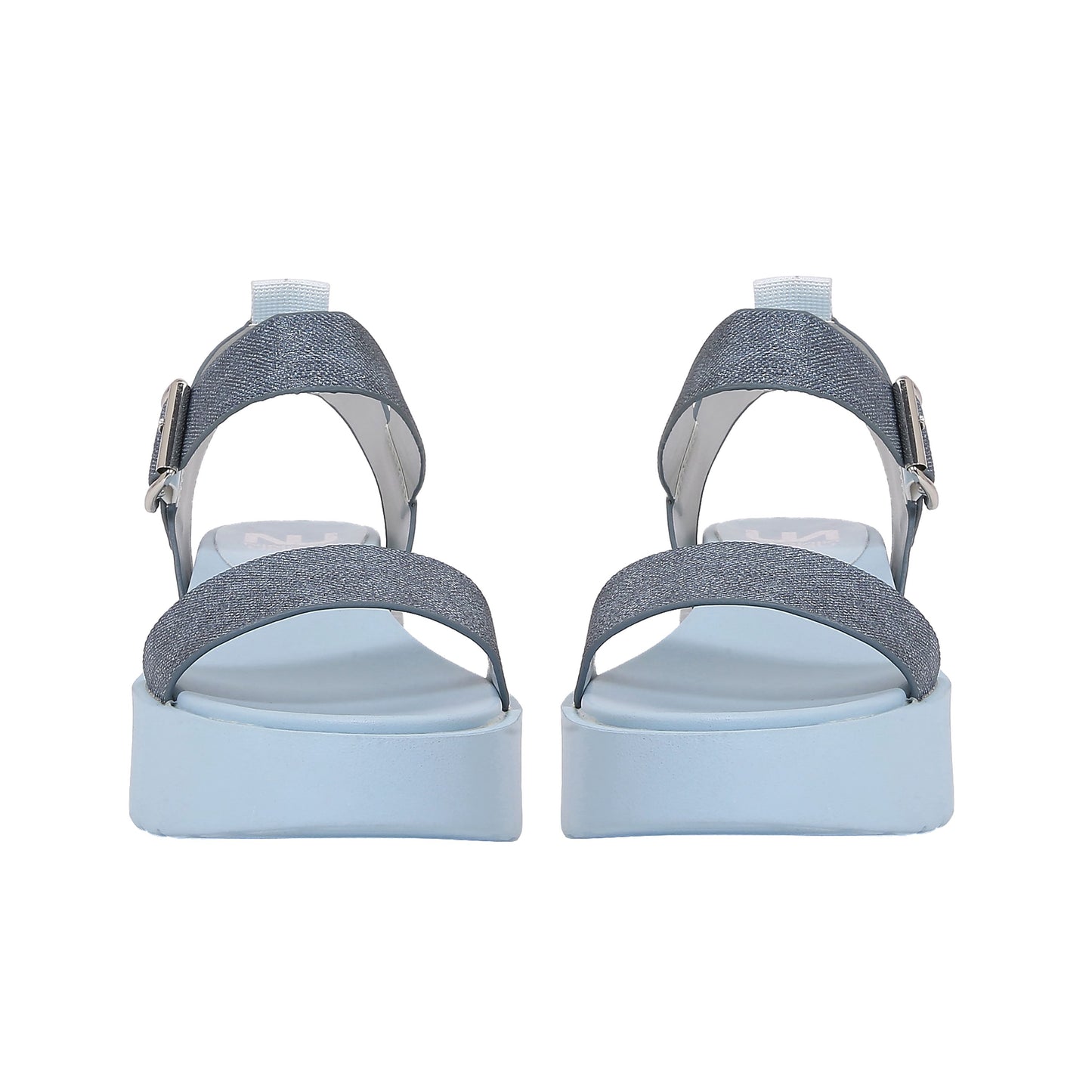 WONDER BLUE DENIM WEDGE