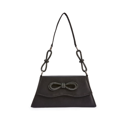 AMY BLACK SHOULDER HANDBAG