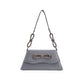 AMY PEWTER SHOULDER HANDBAG