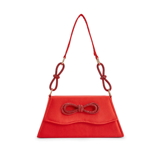 AMY RED SHOULDER HANDBAG