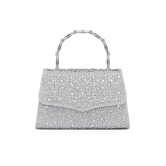 ASHLEY SILVER SHOULDER HANDBAG