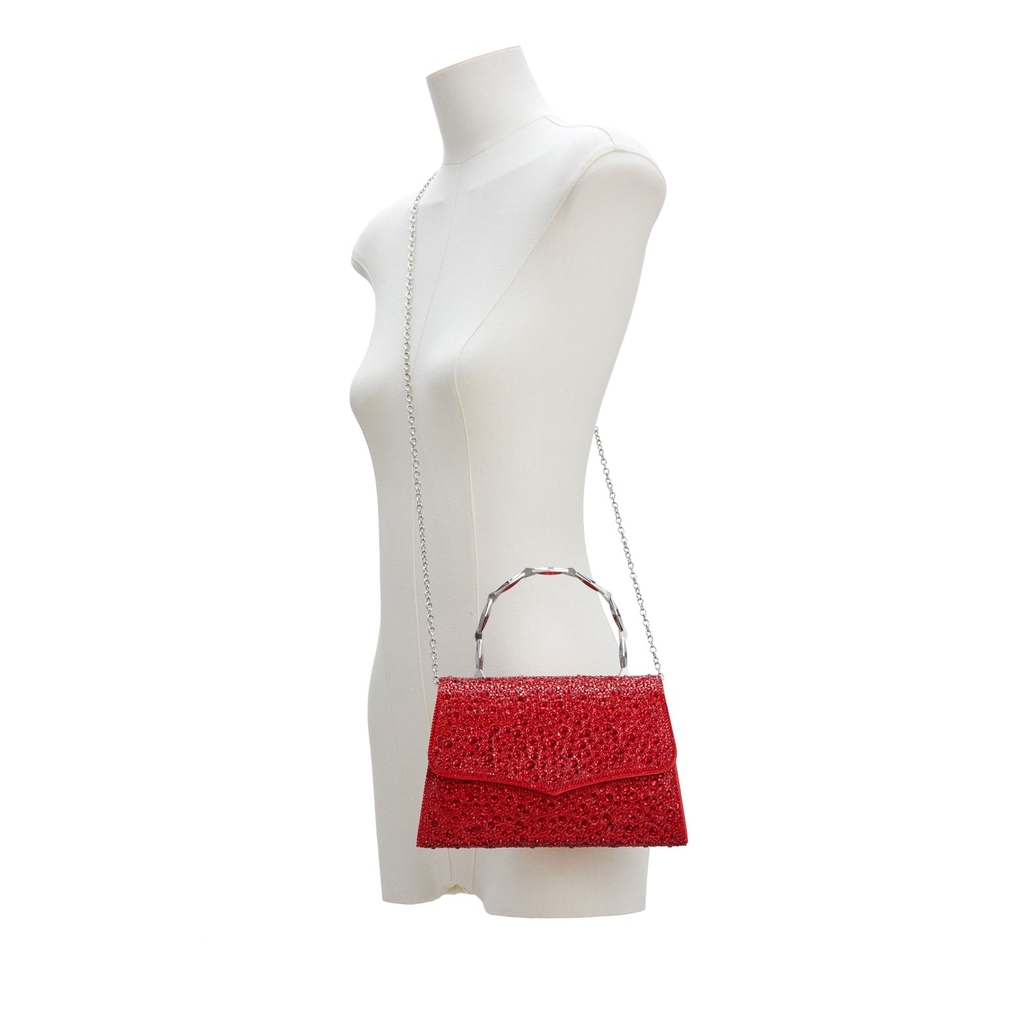 ASHLEY RED SHOULDER HANDBAG