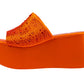 BAHAMAS ORANGE WEDGE PLATFORM (NEW ARRIVAL)