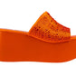 BAHAMAS ORANGE WEDGE PLATFORM (NEW ARRIVAL)