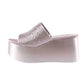 BAHAMAS SILVER WEDGE PLATFORM (NON-WIDE WIDTH/NEW ARRIVAL)