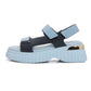 BAYSIDE BLUE PLATFORM SANDAL