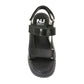 BAYSIDE BLACK PLATFORM SANDAL