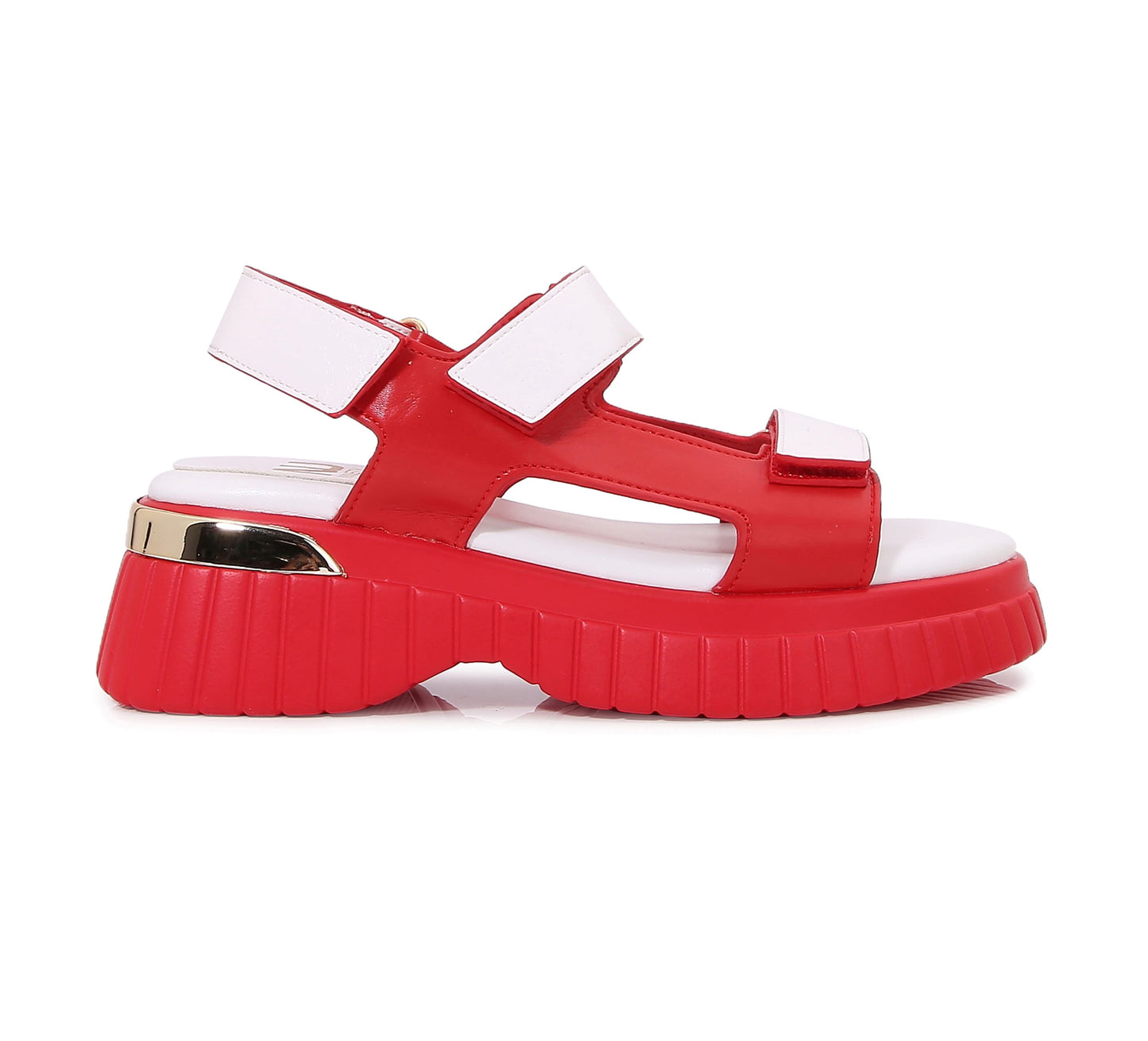 BAYSIDE RED PLATFORM SANDAL