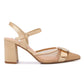 BIANCA GOLD SLING BACK PUMP