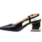 BLAKE NAVY SLING BACK