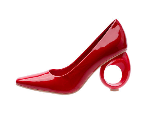 BLAST RED HEEL PUMP (NON-WIDE WIDTH)