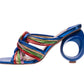 BRAZIL MULTI-BLUE SANDAL (NON-WIDE WIDTH/NEW ARRIVAL)