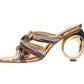 BRAZIL GOLD SANDAL (NON-WIDE WIDTH/NEW ARRIVAL)