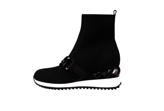 BROOKLYN BLACK BOOTIE SNEAKER (NEW ARRIVAL)