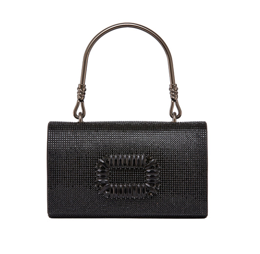 CINDY BLACK SHOULDER HANDBAG