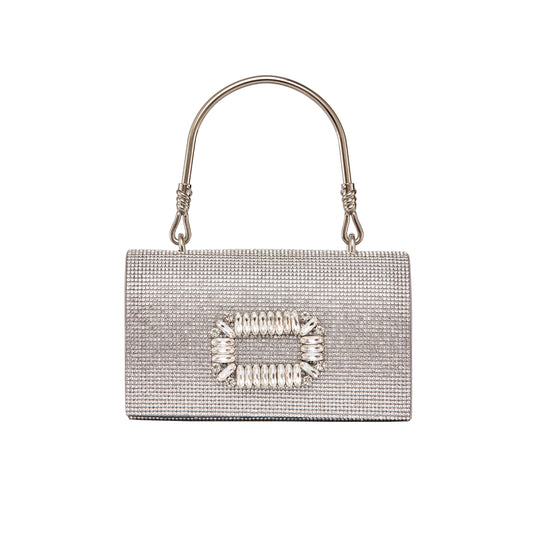 CINDY SILVER SHOULDER HANDBAG