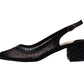 DEMI BLACK SLINGBACK