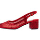 DEMI RED SLINGBACK