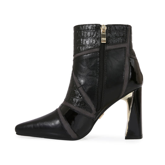 FEEBEE MULTI BLACK BOOTIE