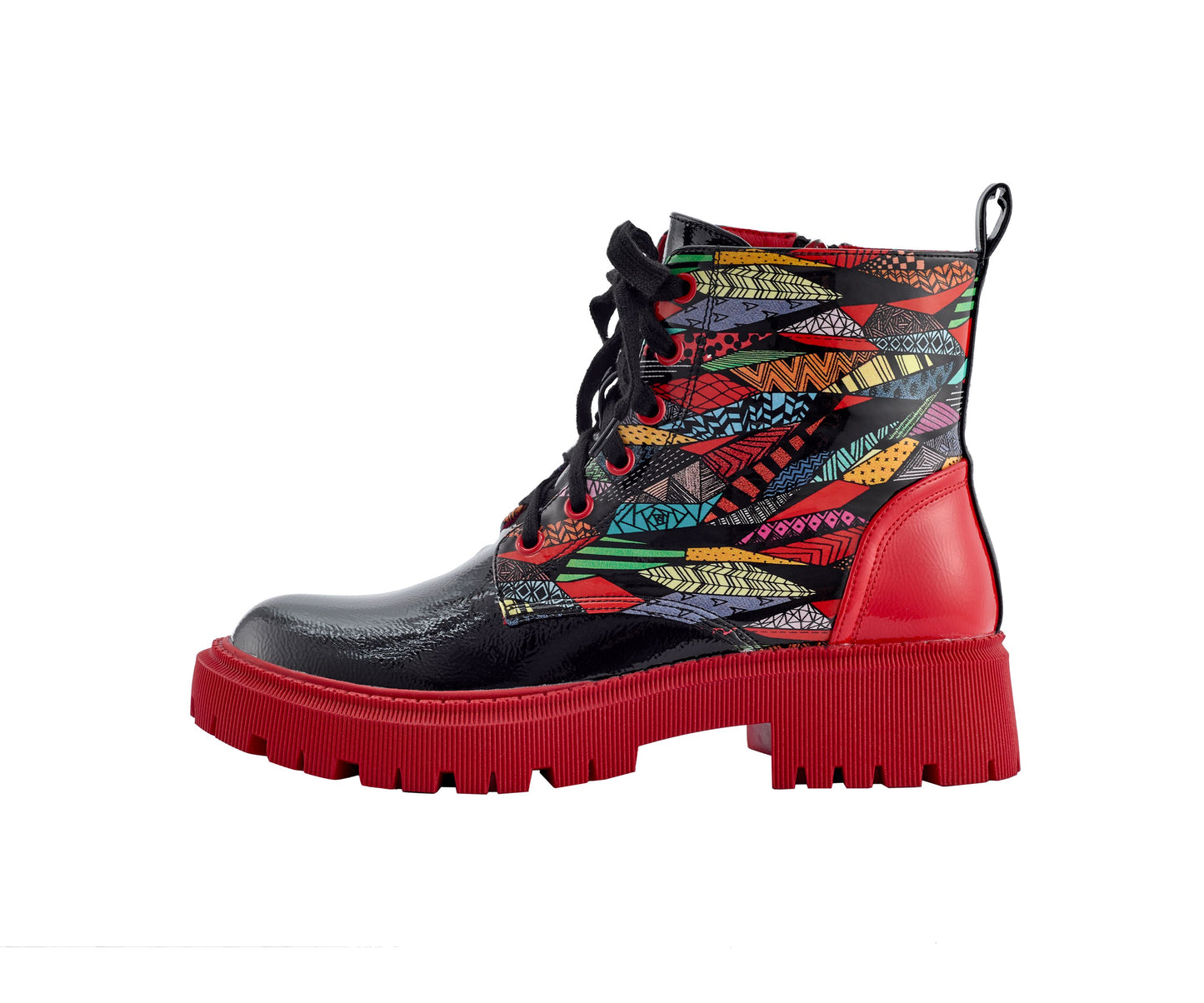 NINETY UNION BLK/RED BOOTIE