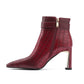GROOVY BURGUNDY BOOTIE