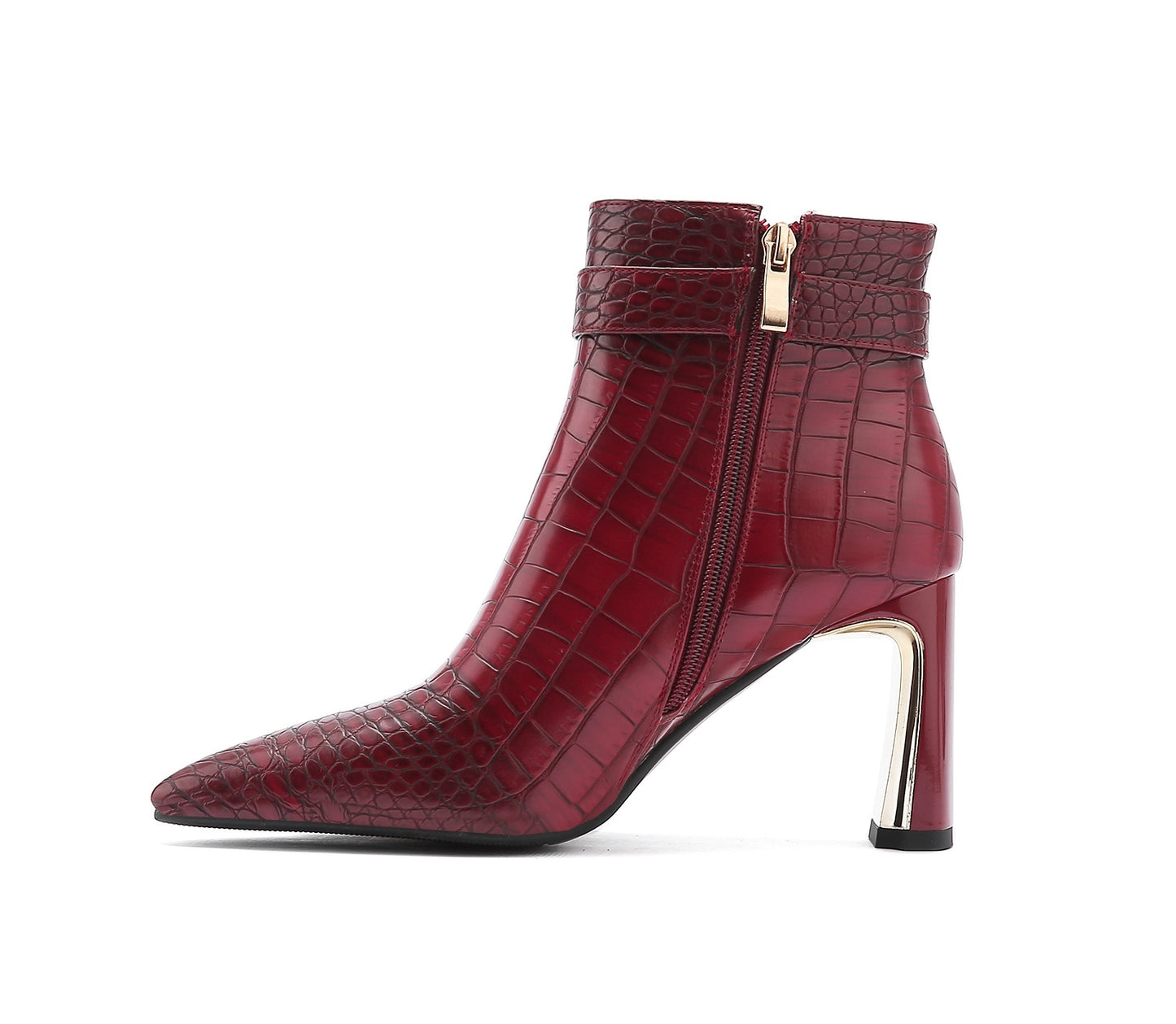 GROOVY BURGUNDY BOOTIE