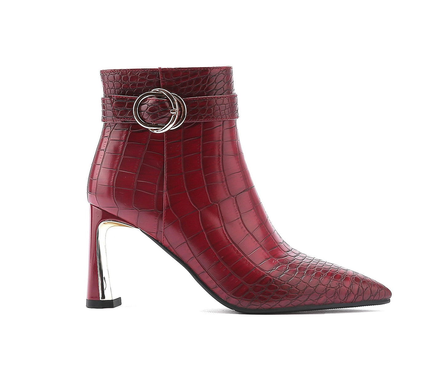 GROOVY BURGUNDY BOOTIE