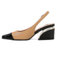 HAZEL CAMEL SLING BACK PUMP