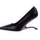 INTENSE BLACK SNK HEEL PUMP (NEW ARRIVAL)