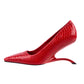 INTENSE RED SNK HEEL PUMP (NEW ARRIVAL)