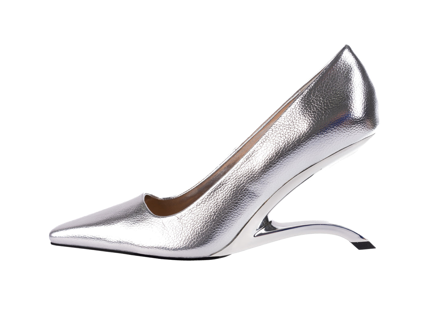 INTENSE SILVER HEEL PUMP (NEW ARRIVAL)