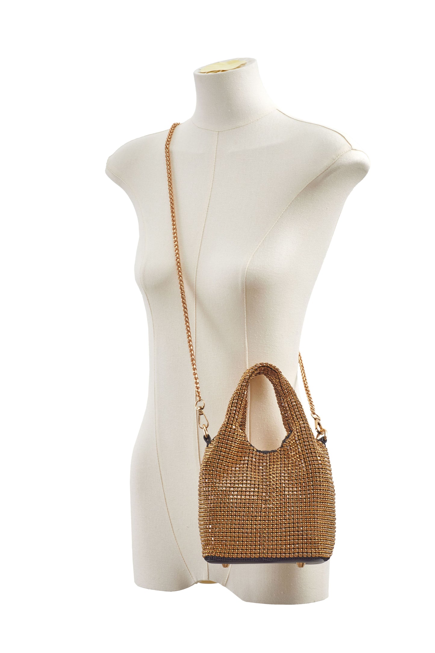 KIM GOLD BUCKET POCKETBOOK