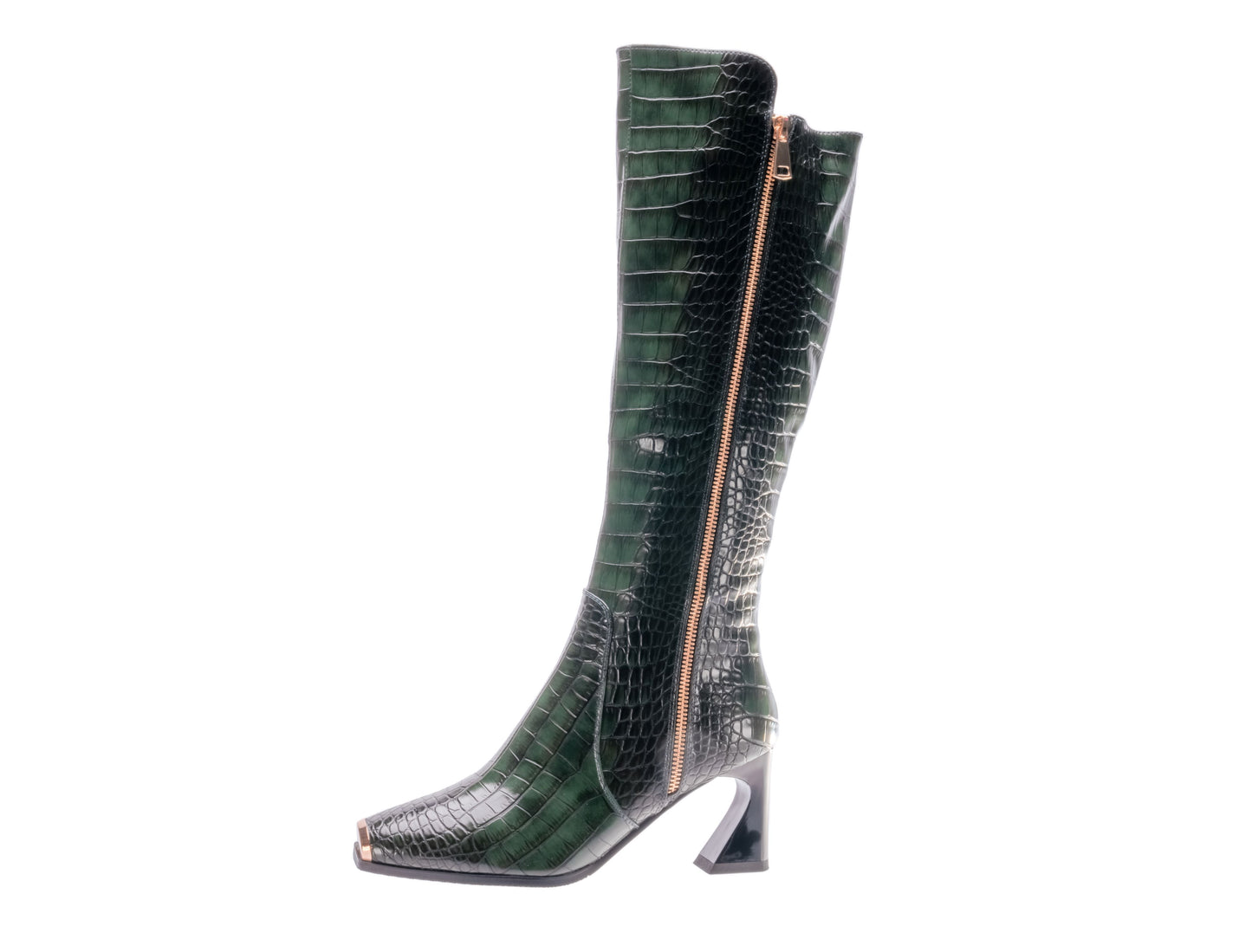 LONDON OLIVE KNEE HIGH BOOT (NEW ARRIVAL)